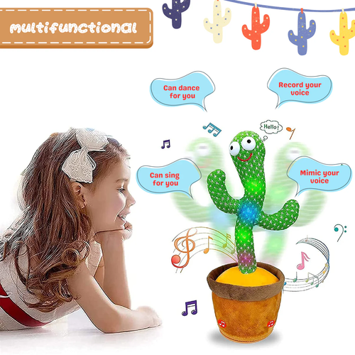 Dancing Cactus Toy, Cactus Musical Baby Toys