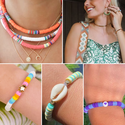 Clay Beads Bracelet Making Kit Complete Box