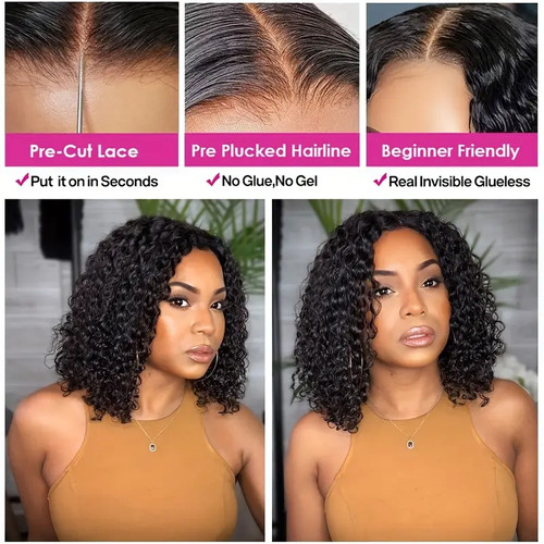 Wear Go Wigs Lace Closure Short Bob Glueless Wig