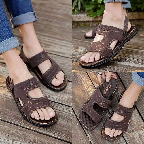 Men's Summer Breathable Sandals with Adjustable Strap