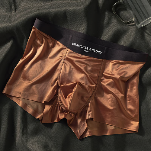LUXURY Natural ICE SILK MEN'S BOXERS | ANTIBACTERIAL SILK LINING