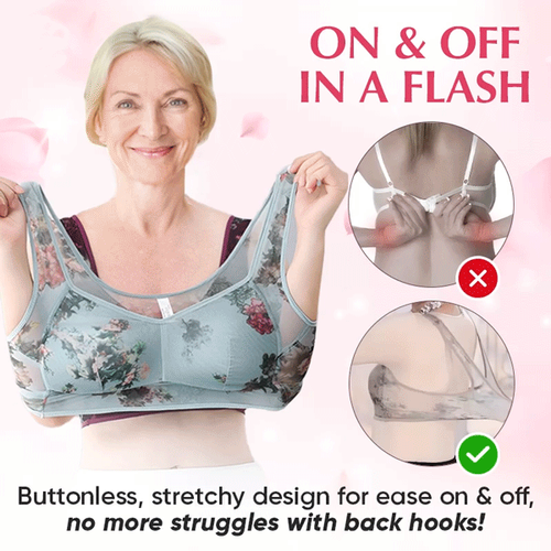 🔥Comfortable lace bra without buttons