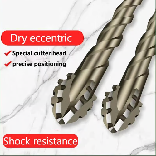 New Four-Flute Sawtooth Eccentric Drill Bit Set(1 Set 6 PCS)
