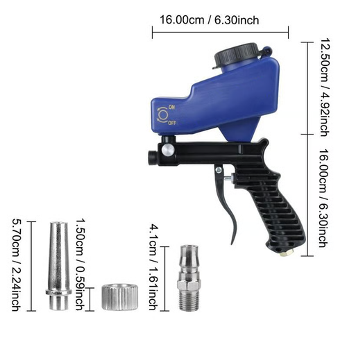 Rust Blasting Device Adjustable Blasting Machine