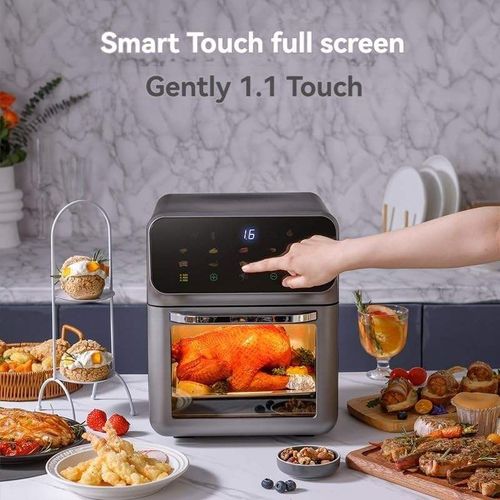 20L High-Quality Multifunctional Commercial Smart Home Toaster and Air Fryer with Oven Gloves
