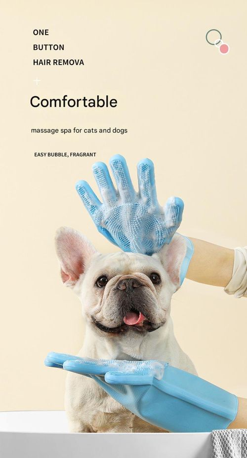 Pet bath gloves: Say goodbye to scratching and biting, easily wash your soft, fragrant pet in 5 minutes.