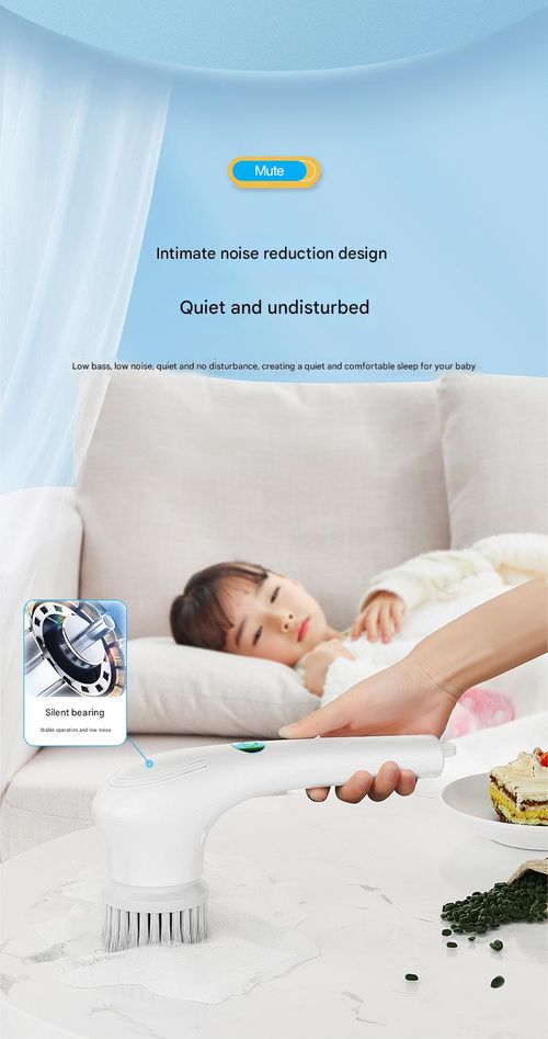 Electric cleaning brush household handheld rechargeable bathroom kitchen dishwashing artifact multifunctional cleaning brush