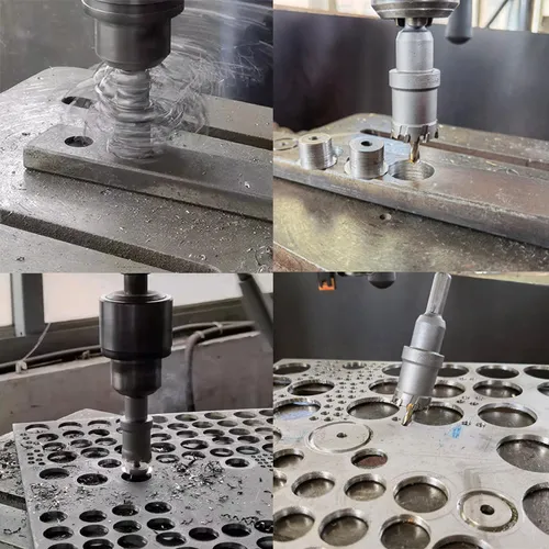 8-piece tungsten carbide drill bit hole saw set