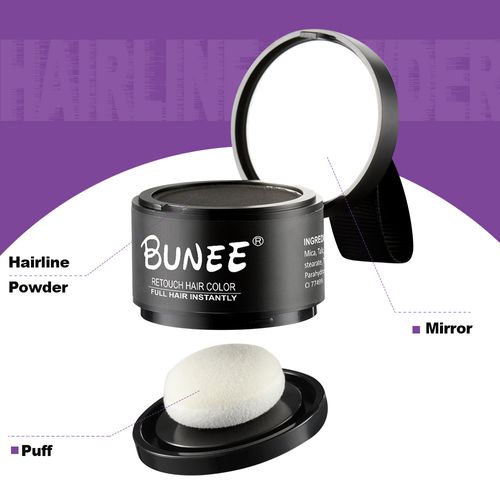 .A savior for high foreheads! Use hairline contour powder and highlighter to easily achieve a natural widow's peak.