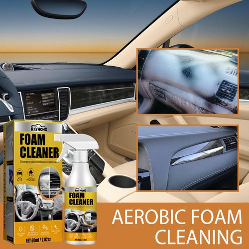 Rayhong car interior foam cleaner water-free cleaning decontamination seat ceiling instrument panel foam cleaner