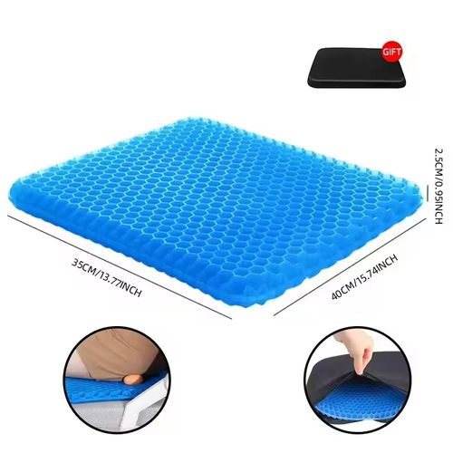 TPE gel ice pad seat cushion home car dual purpose car honeycomb seat cushion