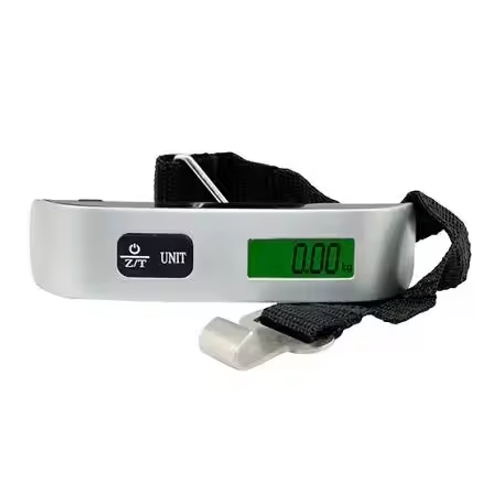 Factory direct sales T-type 50kg luggage scale portable green light handheld scale steel hook crane scale cross-border small parcel scale