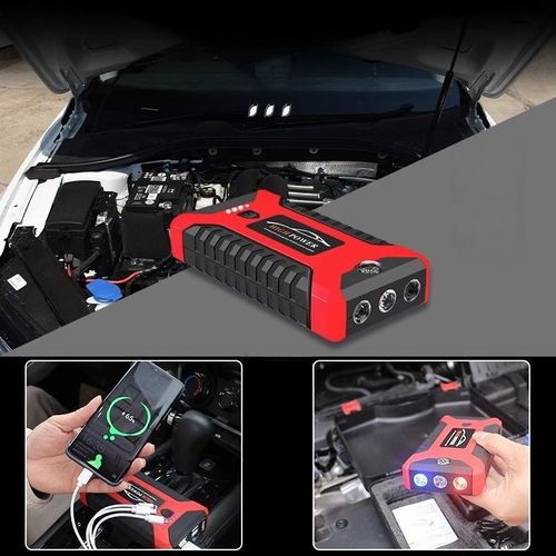 Air pump large capacity battery ignition emergency power bank strong starter car emergency starting power supply