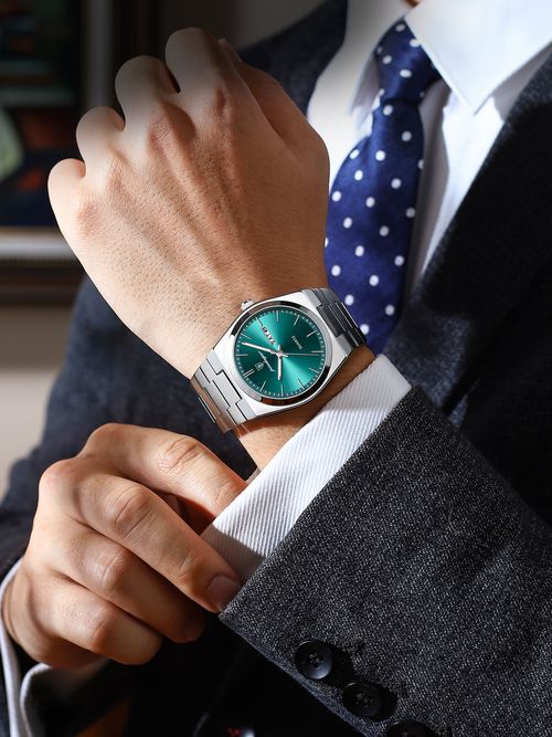 Swiss brand new ultra-thin men's watch waterproof luminous quartz watch