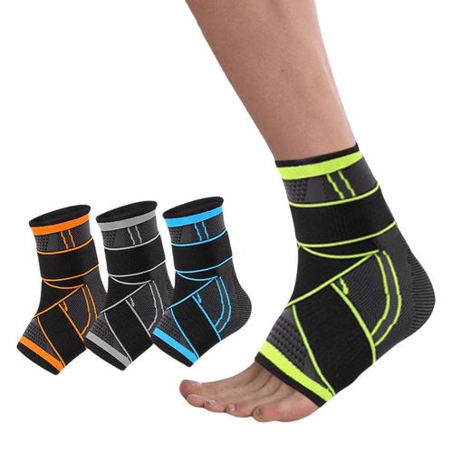 Sports ankle support for running, basketball, football, fixed anti-sprain ankle, knitted elastic breathable shock absorption and pressure ankle support