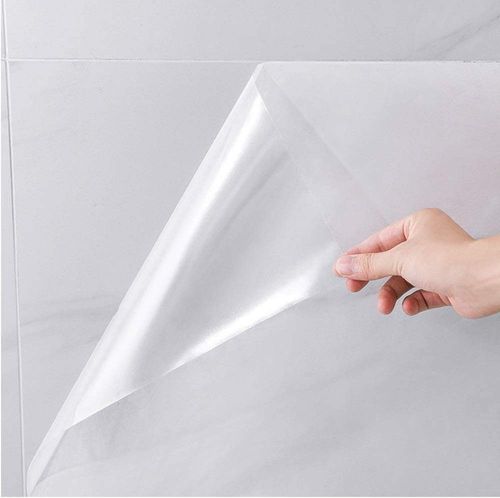Household wall static moisture-proof and anti-dirty white wall protective film wholesale transparent wall stickers kitchen stickers waterproof and oil-proof