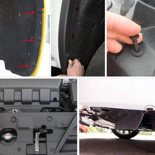 Car buckle ceiling buckle bumper buckle door panel buckle fender lining buckle plastic nylon buckle 100 pcs bulk packaging