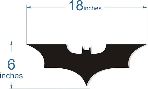 ⚡🦇16 colors 3D creative superhero LED atmosphere wall light