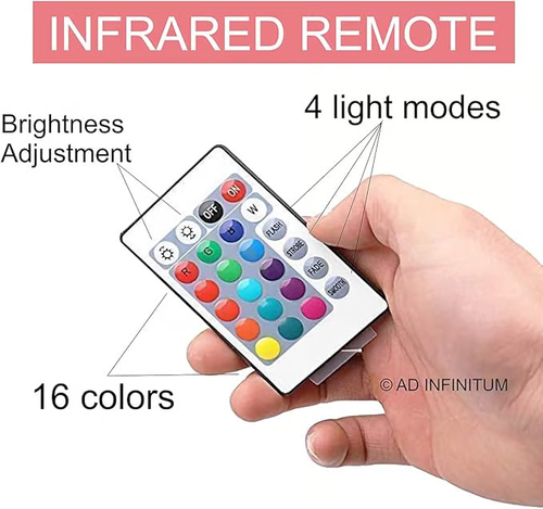 ⚡🦇16 colors 3D creative superhero LED atmosphere wall light