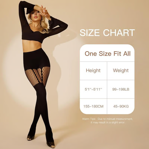 ✨🔥Women's Sexy Fishnet Mock Thigh High Stockings