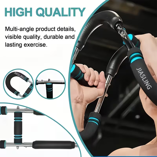 U-shaped multi-functional adjustable arm strength trainer