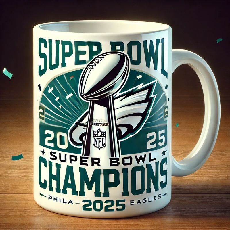 Eagles' 2025 Super Bowl Mug