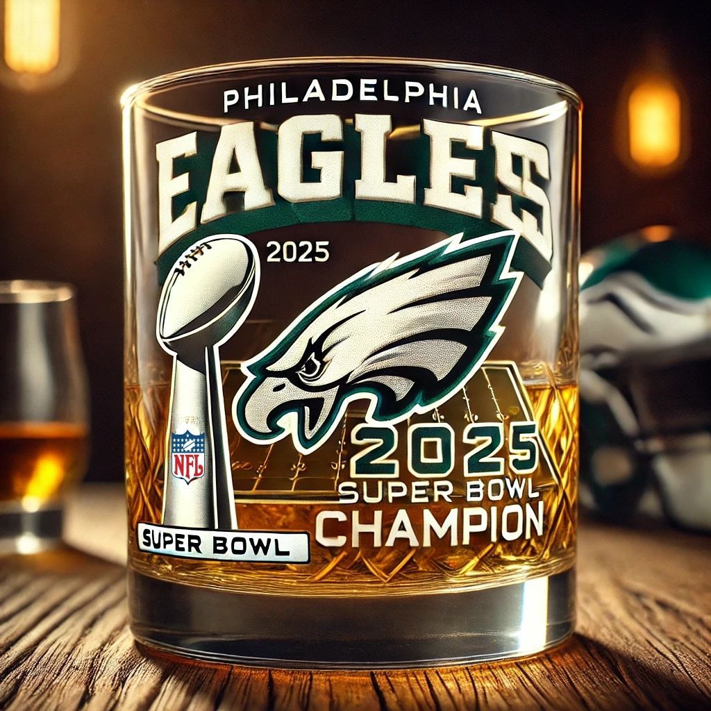 Super Bowl Champion Commemorative Whiskey Glass