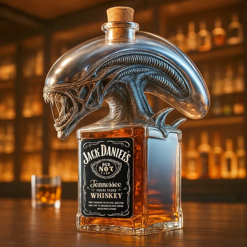 Xenomorph Whiskey Bottle