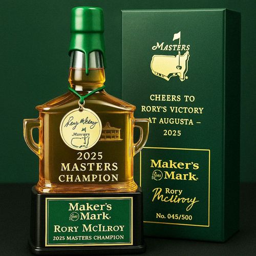 ⛳Rory McIlroy 2025 Masters Champion Limited Edition Whiskey Bottle Series