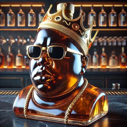 Famous Rapper Whiskey Wine Bottle