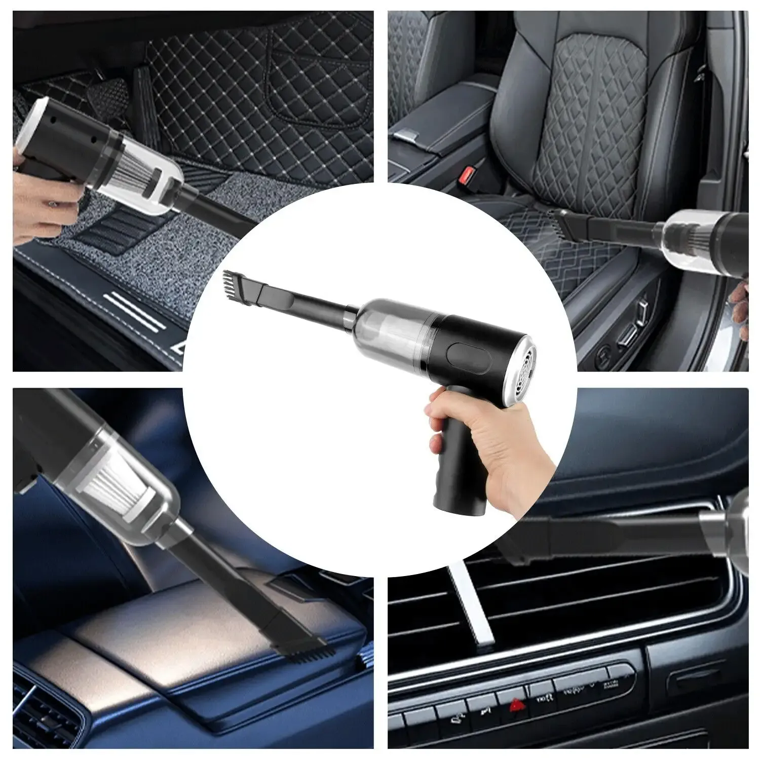 New Cordless Handheld Auto Vacuum Home & Car Dual Use Wholesale Dry Vacuum Cleaner 6000Pa Wireless Car Vacuum Cleane