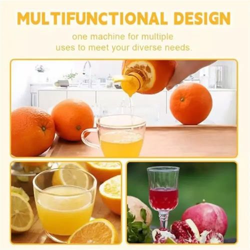 2-Pack Lemon Juicer – Plastic Lime Juicer – Compact Citrus Press with Lid – For Extracting Lime Juice for Cocktails and Drinks