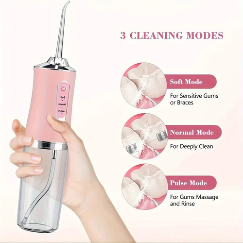 Portable Cordless Dental Oral Irrigator High Pressure Water Flosser for Teeth