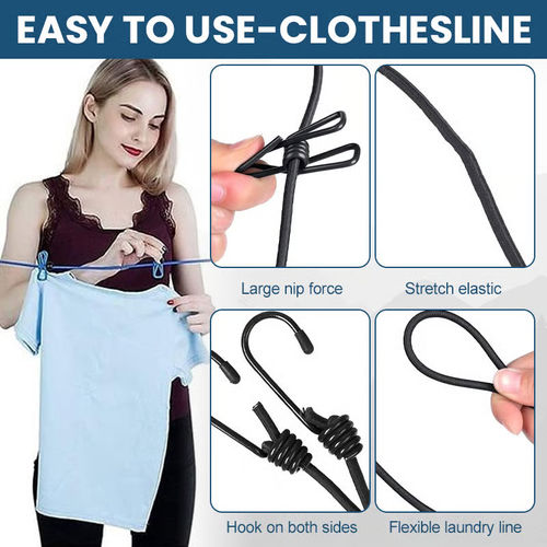 HOT SALE  Portable Clothesline for Camping  Backyard  RV