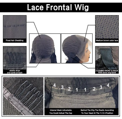 Lace Water Wave Glue-free Human Wig