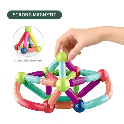 Magnetic Balls and Sticks Educational Magnetic Building Blocks