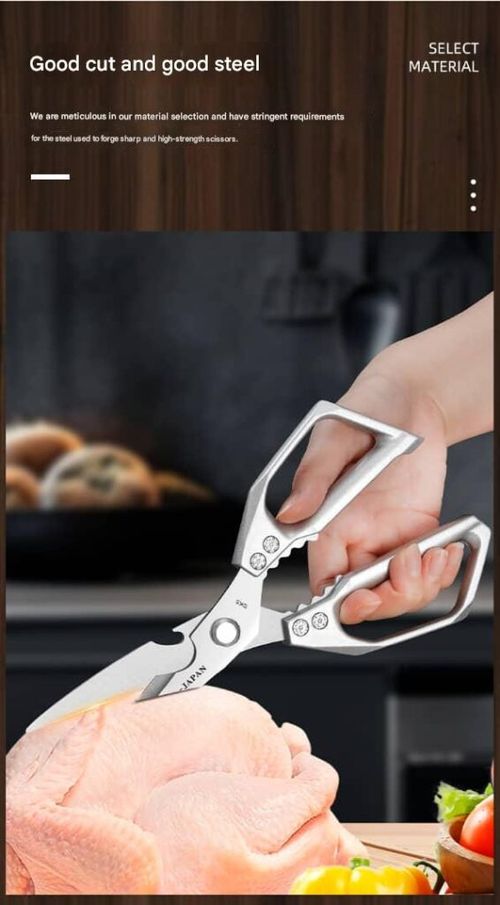 These heavy duty scissors slice through anything quickly and effortlessly Up to 50% Limited