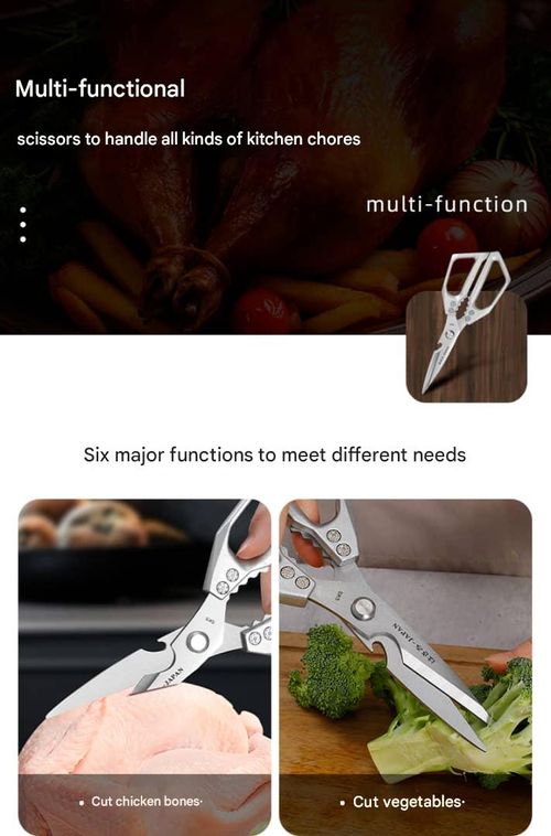 These heavy duty scissors slice through anything quickly and effortlessly Up to 50% Limited