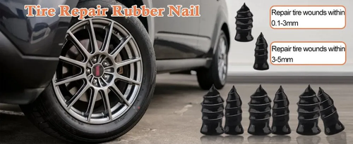 Tire Repair Vacuum Rubber Nails Kit