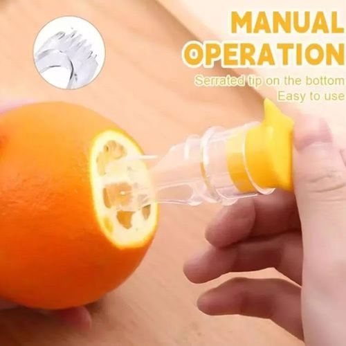 2-Pack Lemon Juicer – Plastic Lime Juicer – Compact Citrus Press with Lid – For Extracting Lime Juice for Cocktails and Drinks