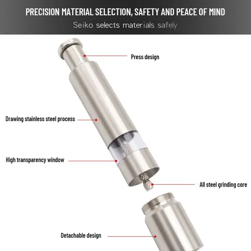 🔥Stainless Steel Salt And Pepper Grinder