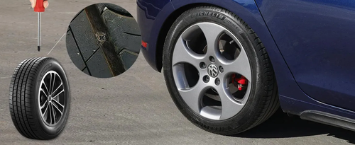 Tire Repair Vacuum Rubber Nails Kit