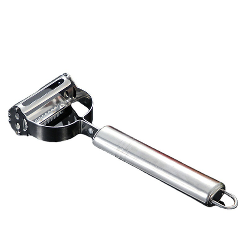 Multifunctional vegetable peeler made of stainless steel
