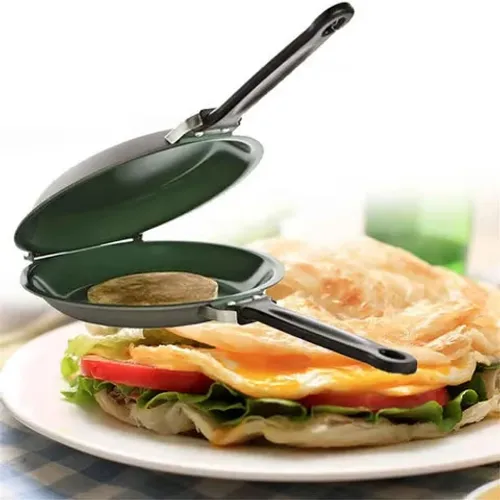 💕 DOUBLE SIDED NON-STICK FRYING PAN