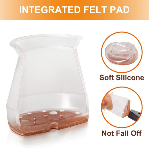 Silicone chair leg protectors (16 pcs)