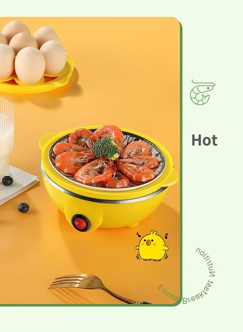 🐔 7-Egg Electric Steamer – Cook 7 at Once, Auto Shut‑Off & Cute Chicken Design