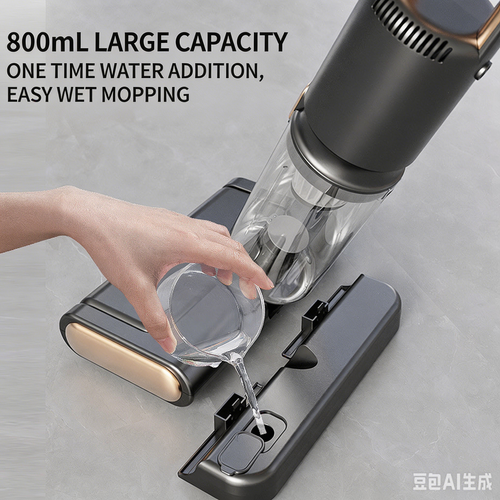 2-in-1 Handheld Vacuum Mop | High Powerful Suction, Sweep, Mop & Mite Clean All In One