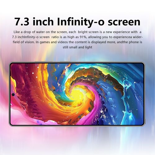 New White Label S26Ultra Budget Smartphone | 7.3 Inch Ultra Big Screen | 16GB+1TB Mass Memory | 8800mAh Super Large Battery | 12 Core High Speed Chip | 72MP+108MP Clear Camera Dual SIM Unlocked Cheap Android Mobile Phone, Not Samsung Original Device