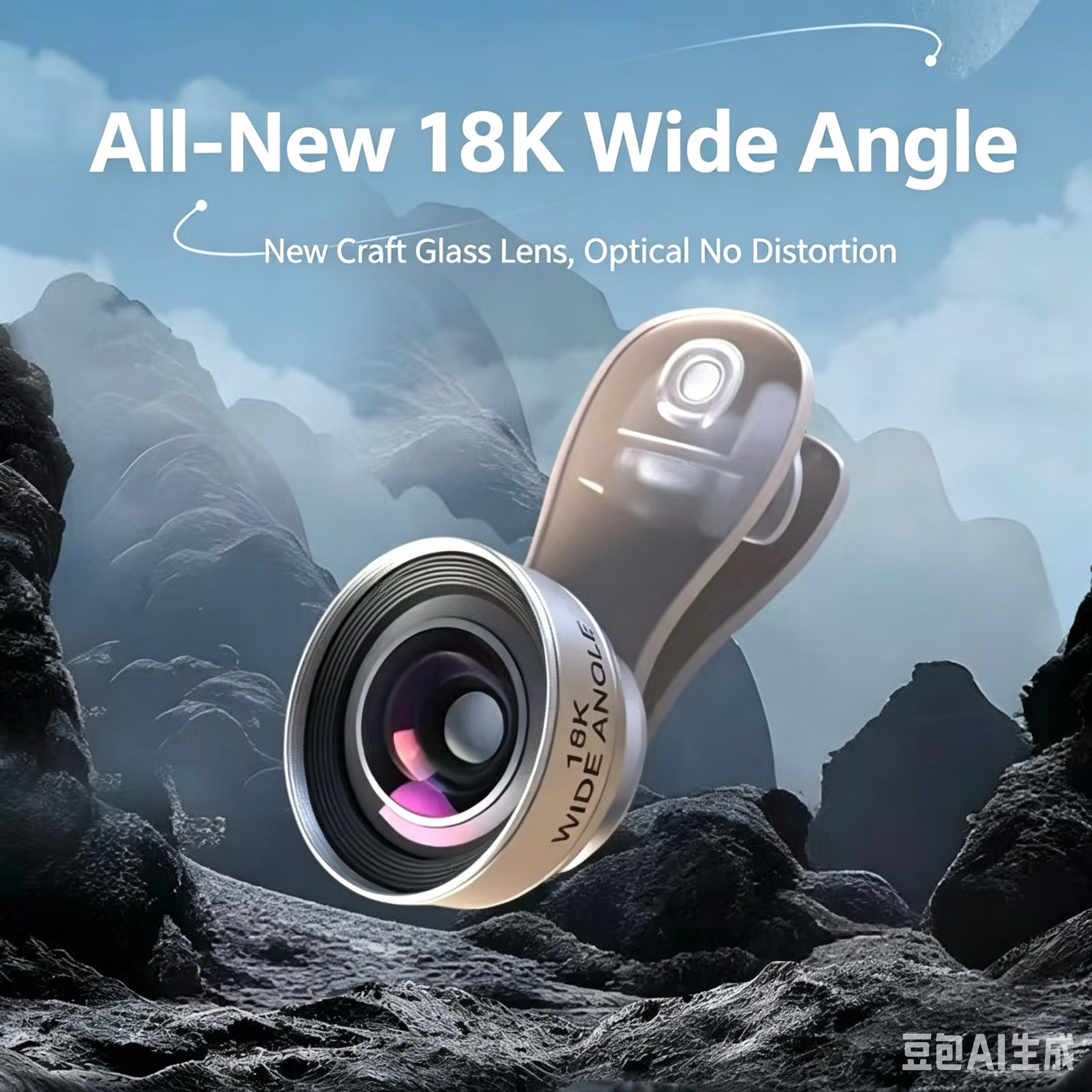 10K HD Wide Angle Macro Lens for Streamers
