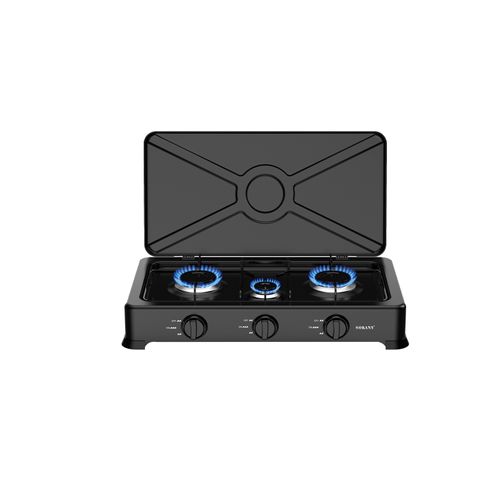 🔥 SOKANY 3-Burner Gas Stove SK-07003 | 5.4KW Powerful Cooking | Durable Metal Body | Convenient Home Kitchen Stove